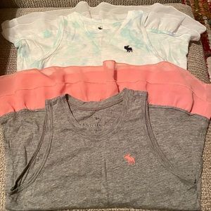 2 Abercrombie kids tank tops size 9/10